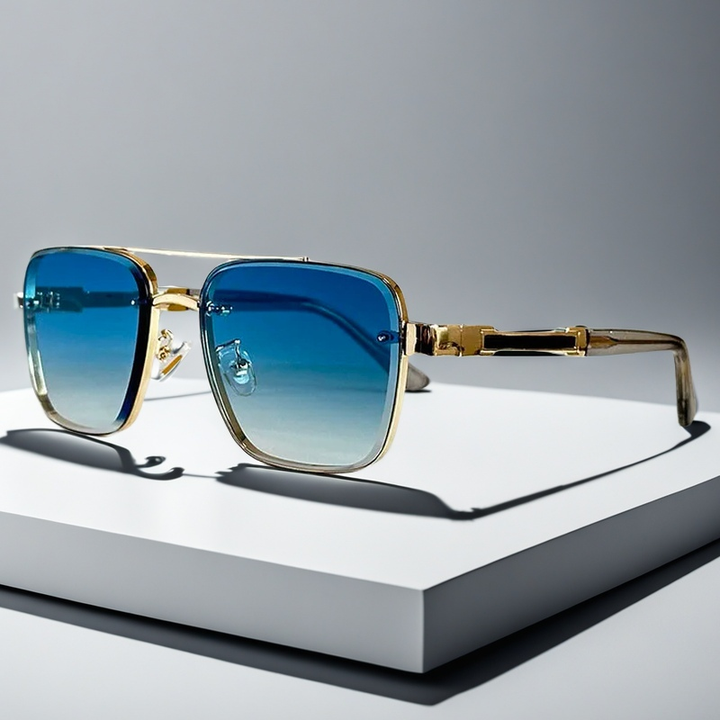 Unisex Classic Squared Frame Summer Sunglasses