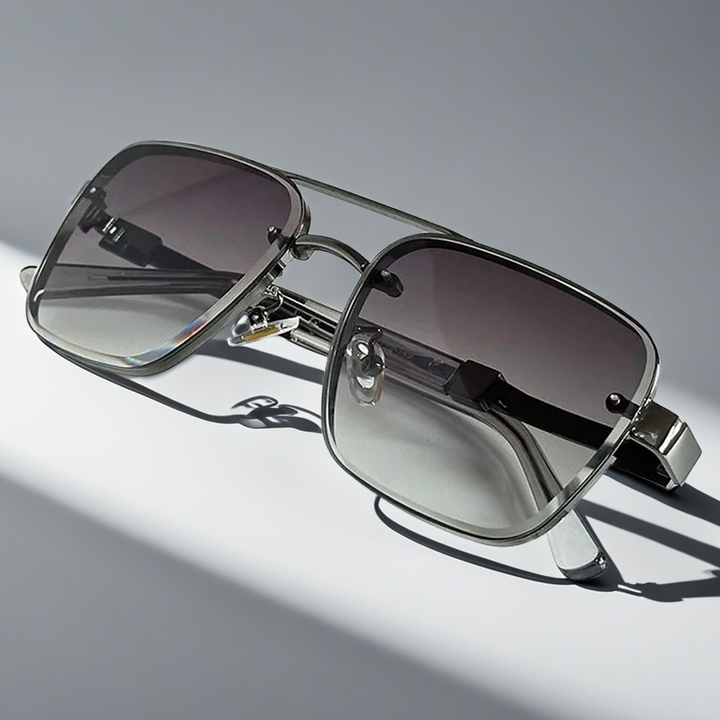 Unisex Classic Squared Frame Summer Sunglasses