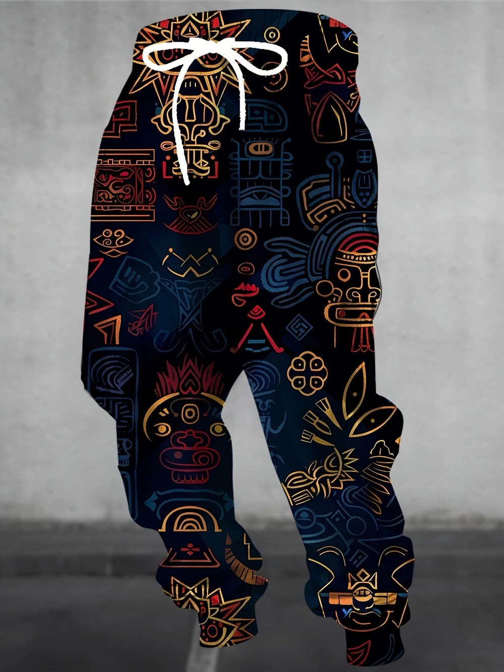 Men's Casual Bold Patterned Joggers