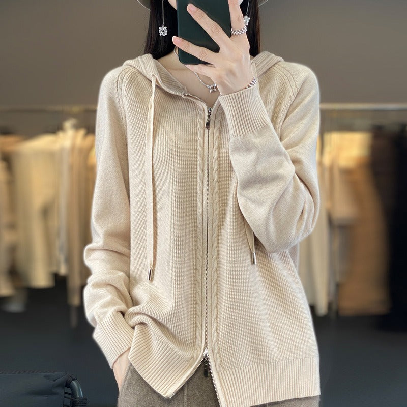 Unisex Classic Cotton Zip-Up Hoodie