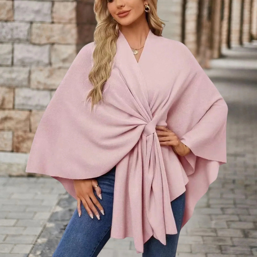 Women's Casual Asymmetrical Hem Poncho