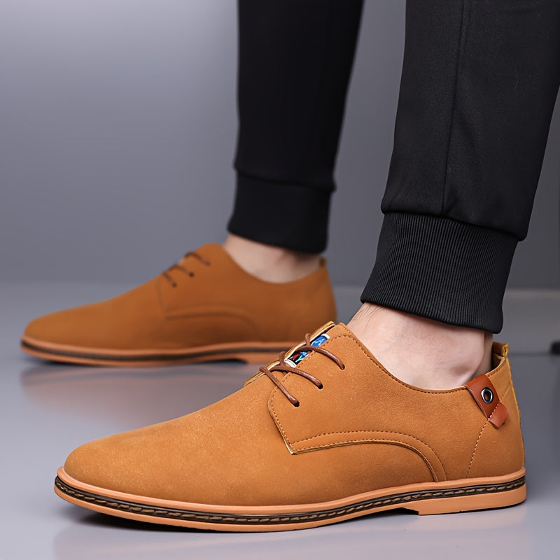 Men's Classic Leather Lace-Up Shoes