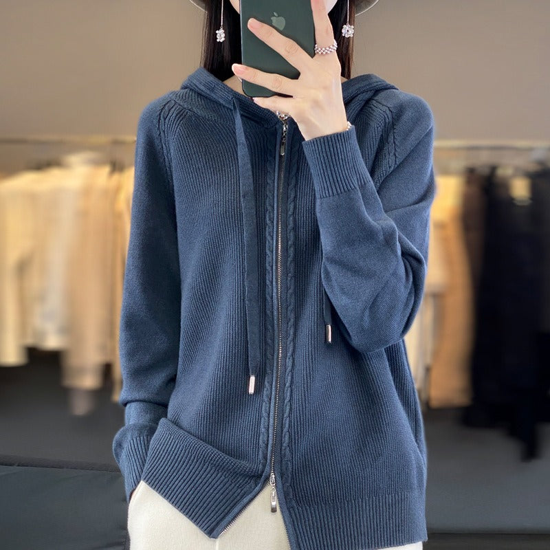 Unisex Classic Cotton Zip-Up Hoodie