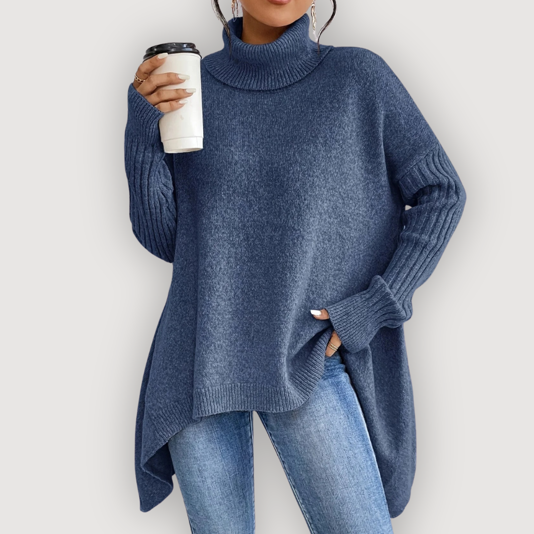 Women's Cozy Knit Turtleneck Sweater