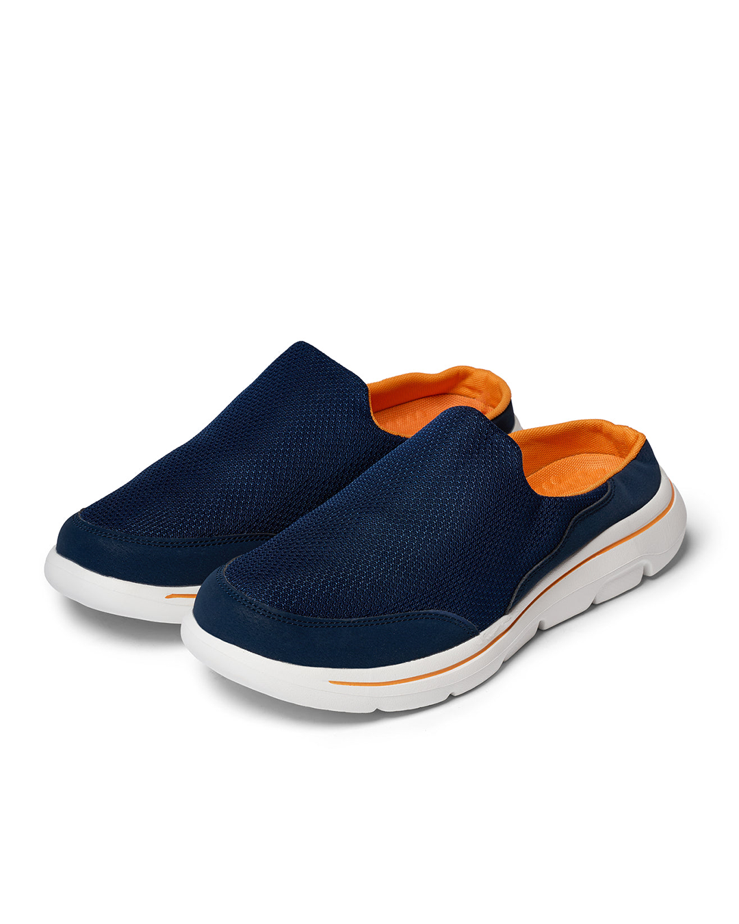 Men's Casual Slip-On Leather Mules Closed Toe