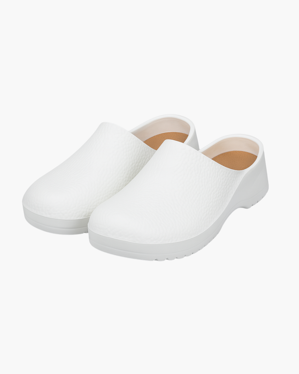 Men's Casual Leather Slip-On Comfort Clogs
