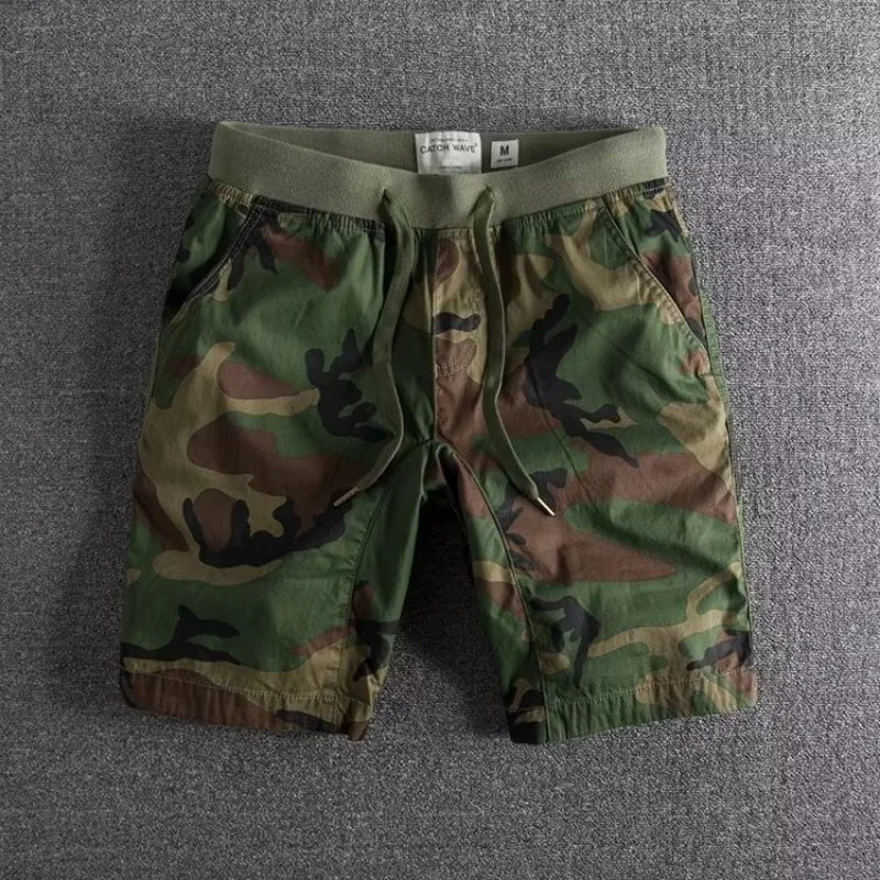 Men's Casual Cotton Blend Relaxed Fit Shorts
