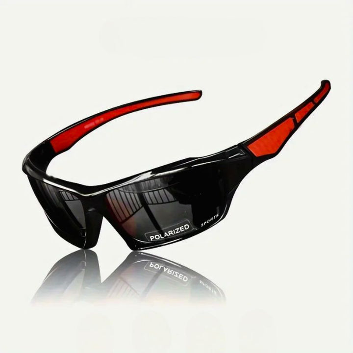 Unisex Sporty Polarized Shield Sunglasses