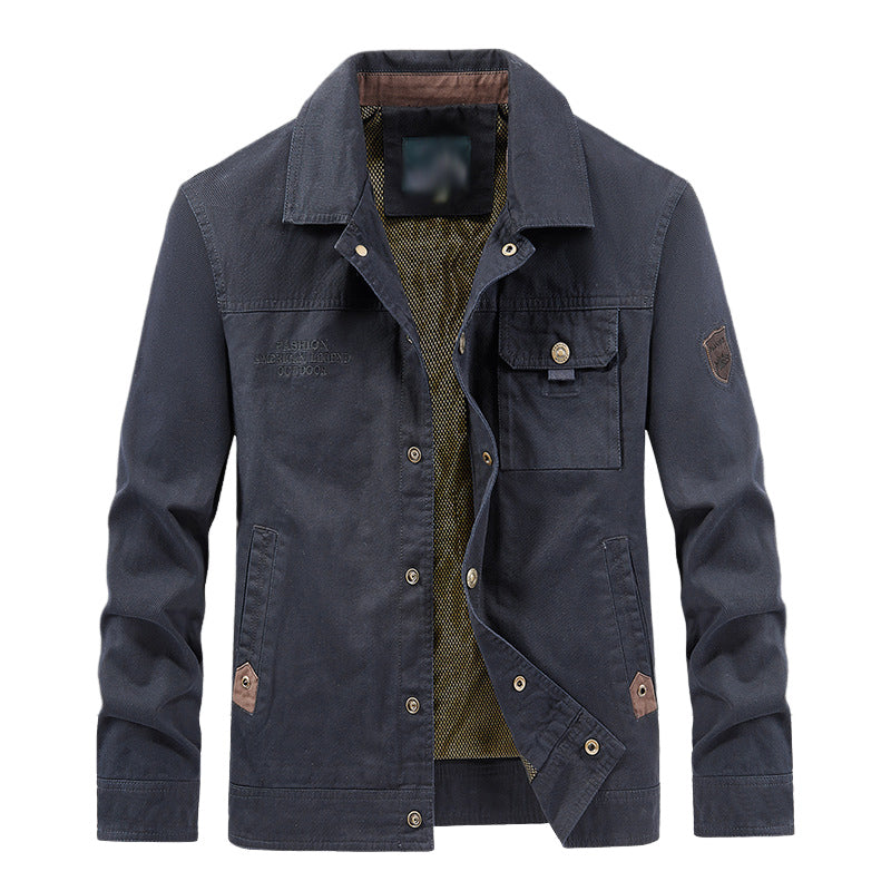 Men's Casual Cotton Work Jacket