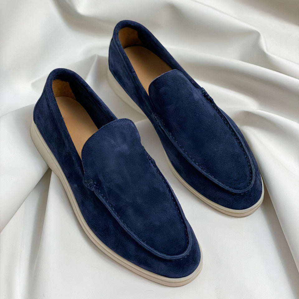 Men's Casual Leather Slip-On Loafers