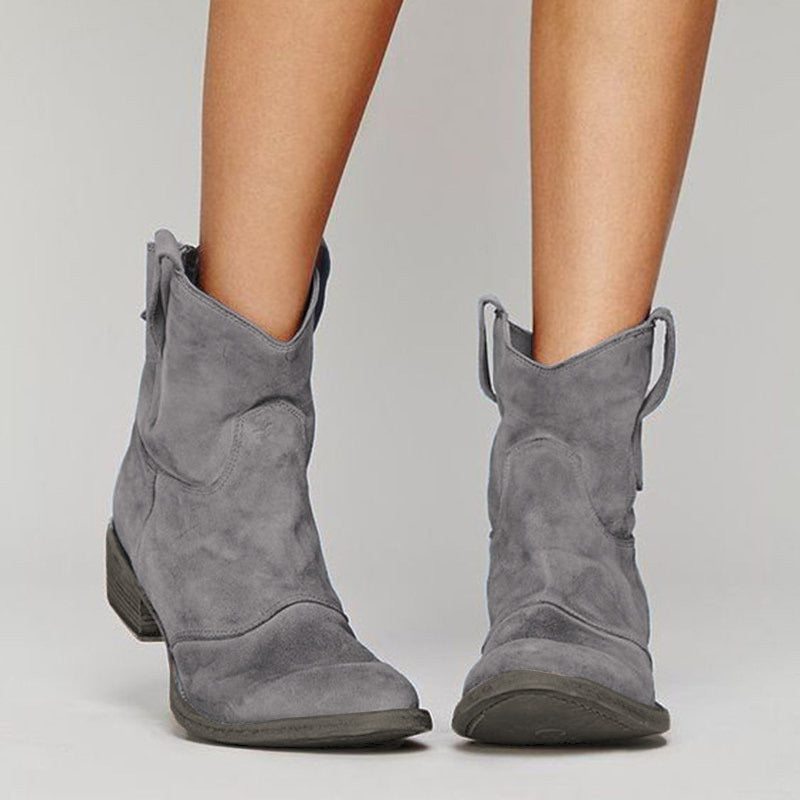 Men's Vintage Leather Western Boots