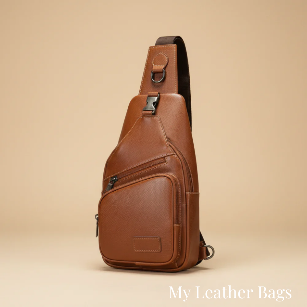Women's Classic Vintage Leather Chest Bag