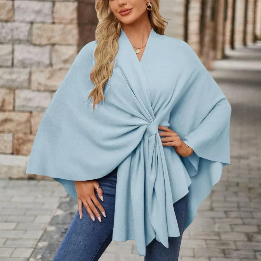 Women's Casual Asymmetrical Hem Poncho