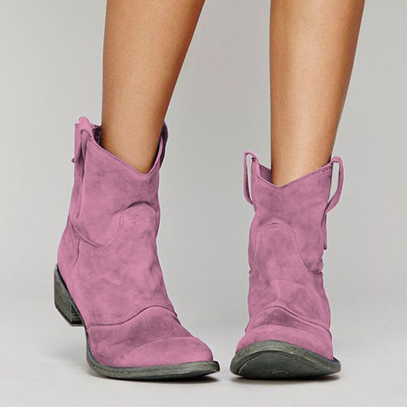 Men's Vintage Leather Western Boots