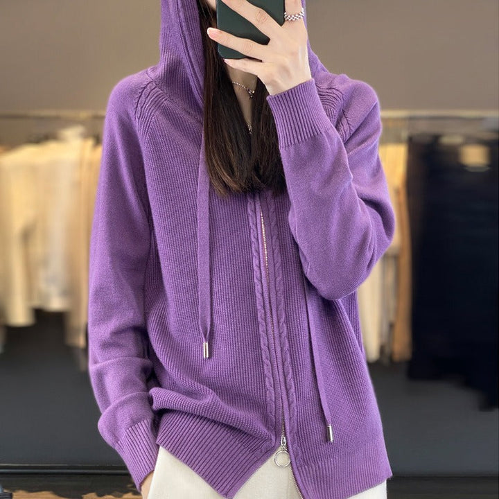 Unisex Classic Cotton Zip-Up Hoodie