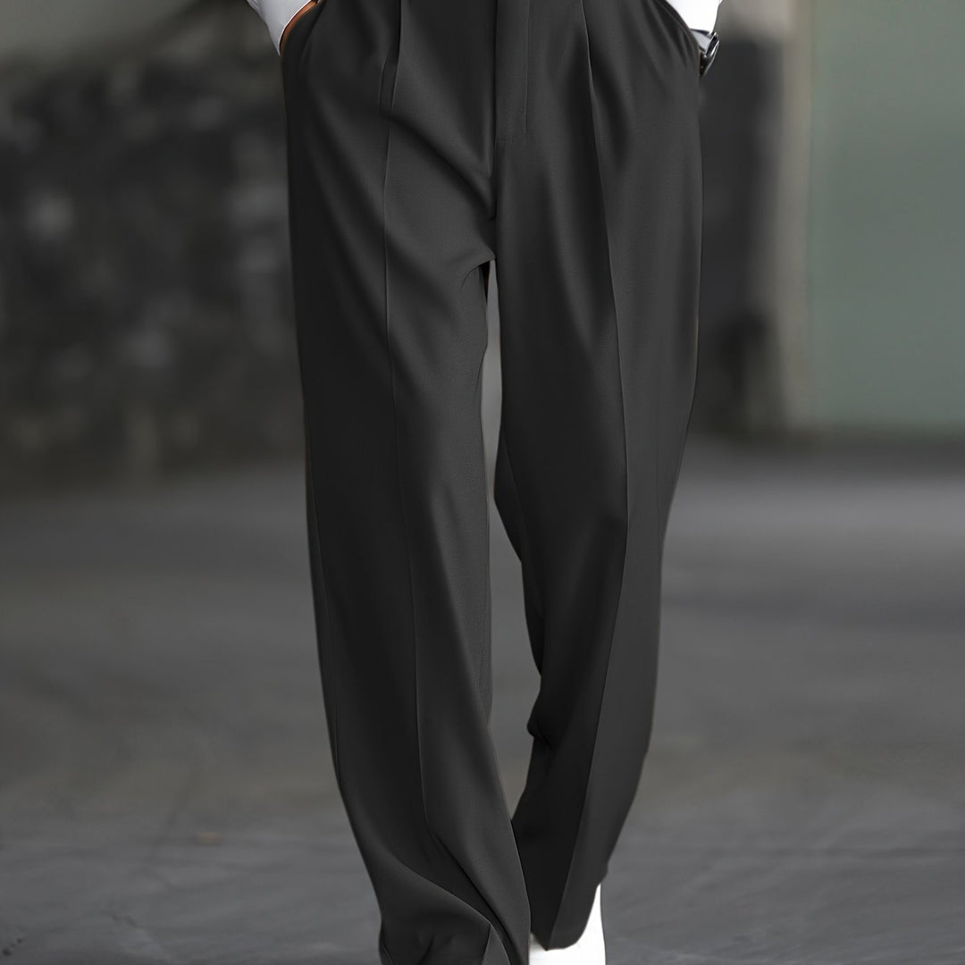 Women's Casual Relaxed Wide Leg Dress Pants