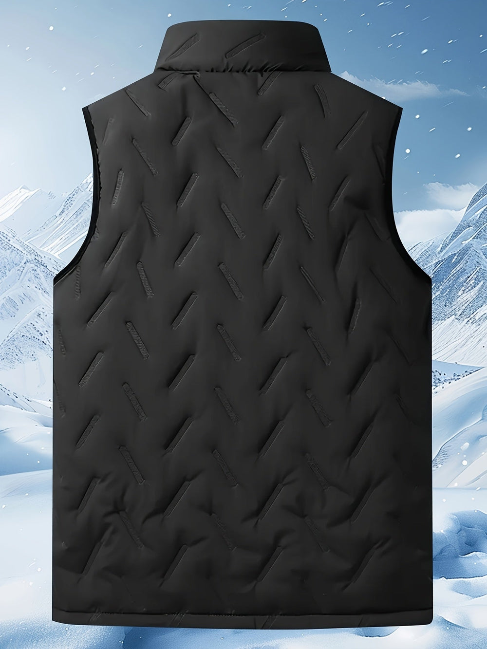 Men's Casual Fleece-Lined Sleeveless Vest