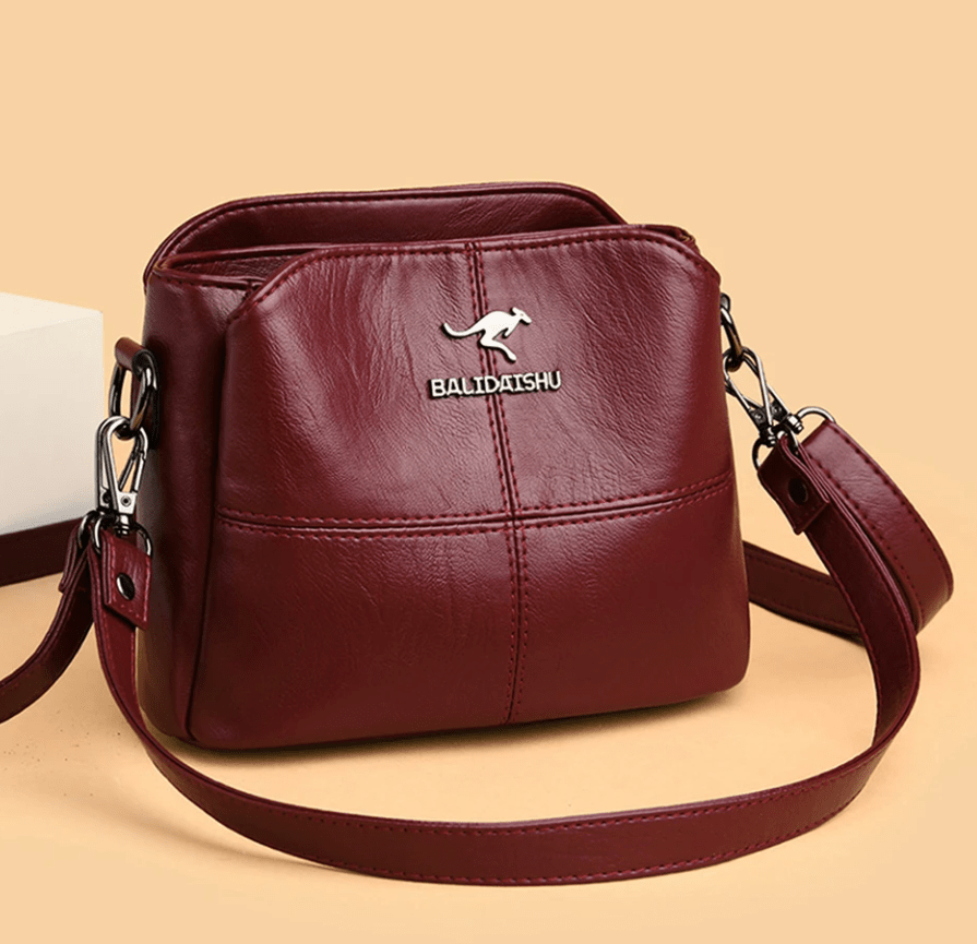 Women's Adjustable Leather Strap Crossbody Bag