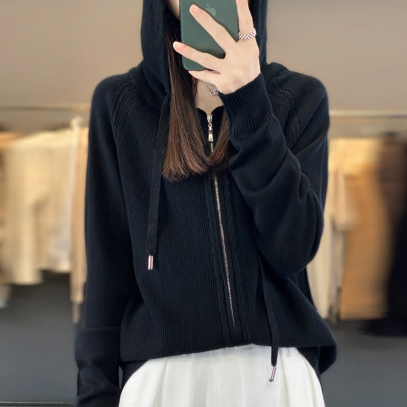 Unisex Classic Cotton Zip-Up Hoodie