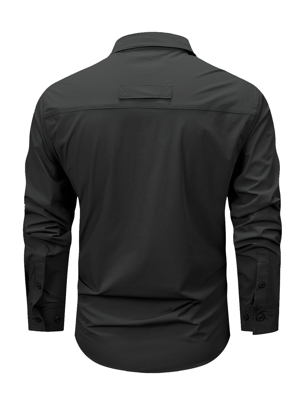 Men's Rugged Cotton Multi-Pocket Cargo Shirt