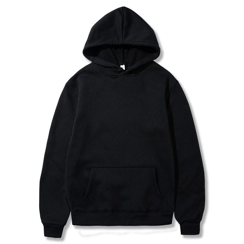 Unisex Casual Cotton Blend Hoodie