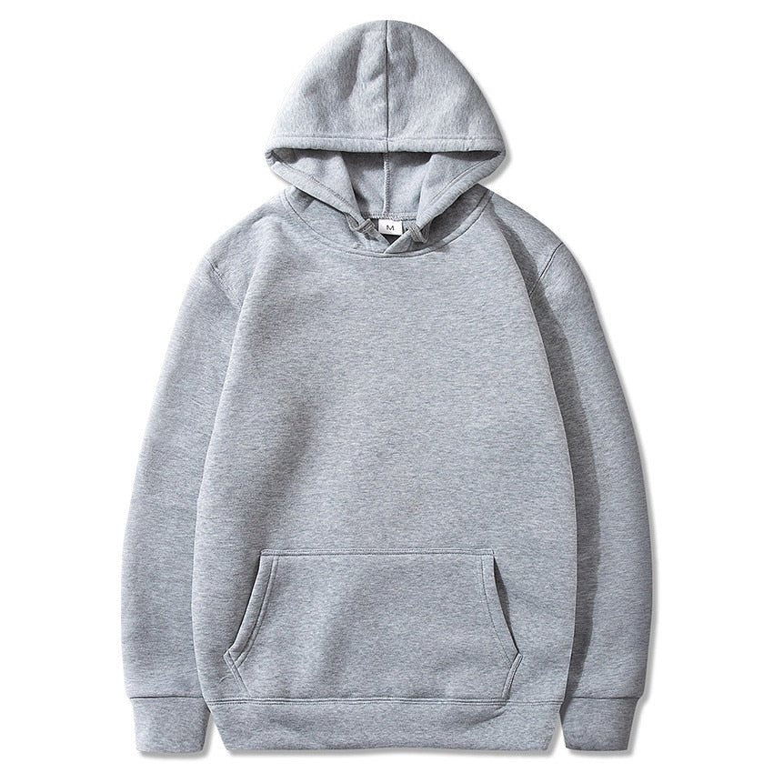Unisex Casual Cotton Blend Hoodie