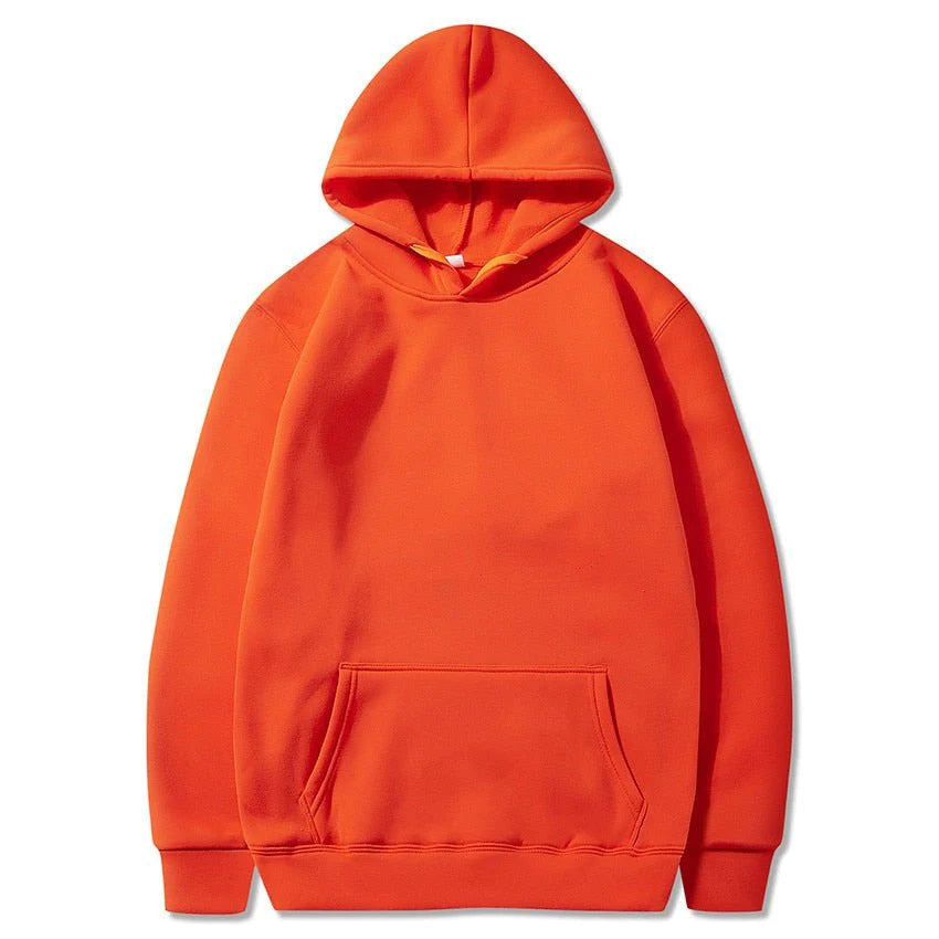 Unisex Casual Cotton Blend Hoodie