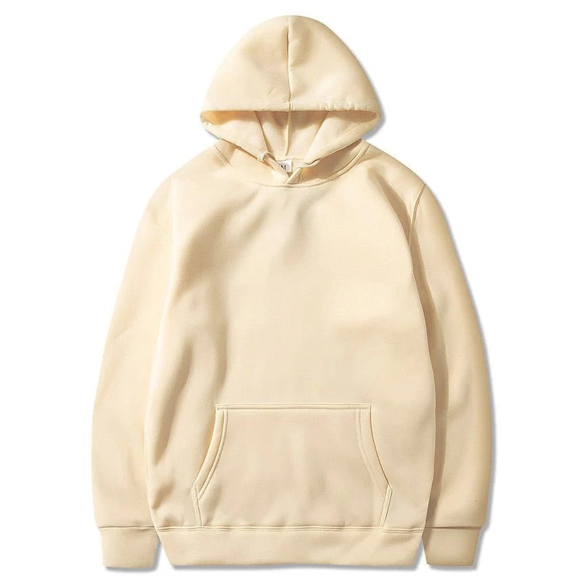 Unisex Casual Cotton Blend Hoodie