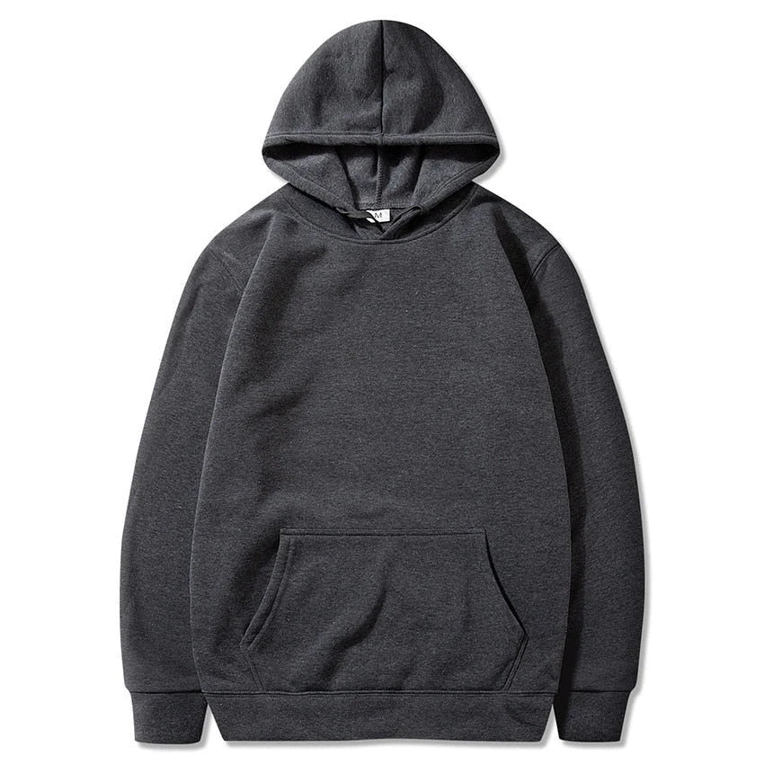Unisex Casual Cotton Blend Hoodie