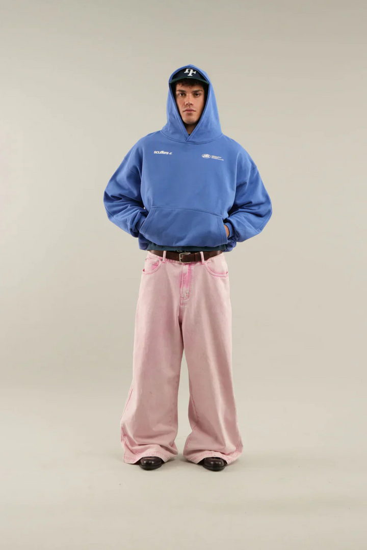 Unisex Casual Cotton Blend Hoodie with Adjustable Drawstring