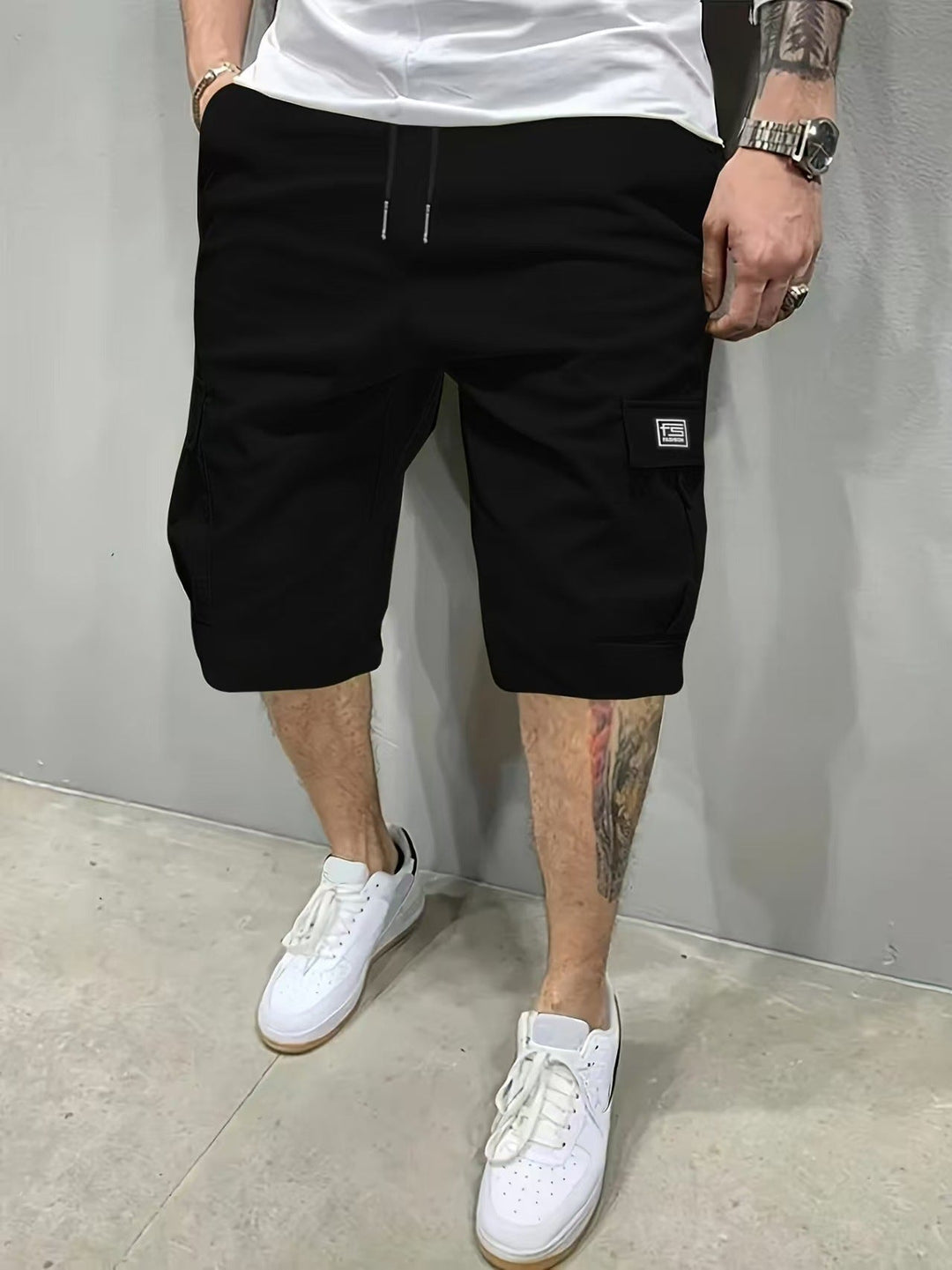 Men's Casual Cotton Relaxed Fit Cargo Shorts