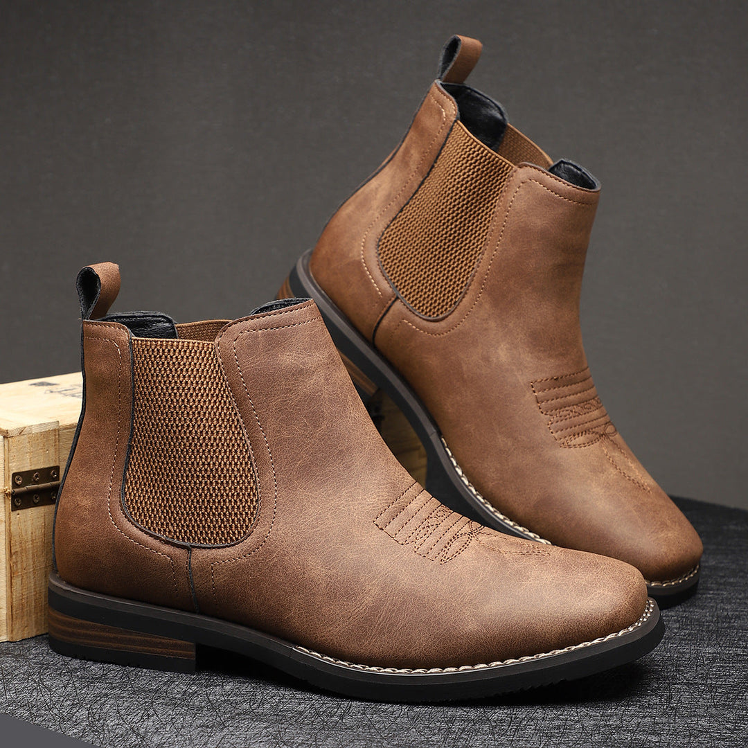 Men's Classic Suede Chelsea Ankle Boots