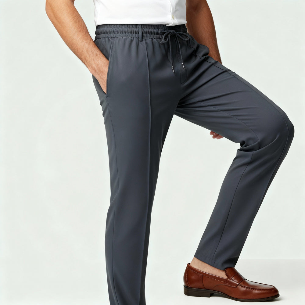 Men's Casual Cotton Drawstring Trousers