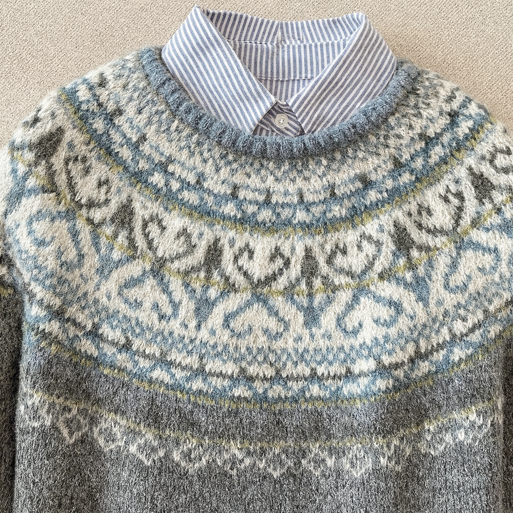 Women's Vintage Oversized Knit Sweater
