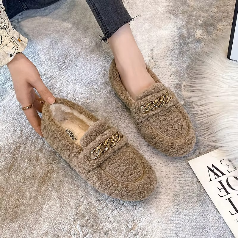 Women's Comfortable Suede Slip-On Slippers