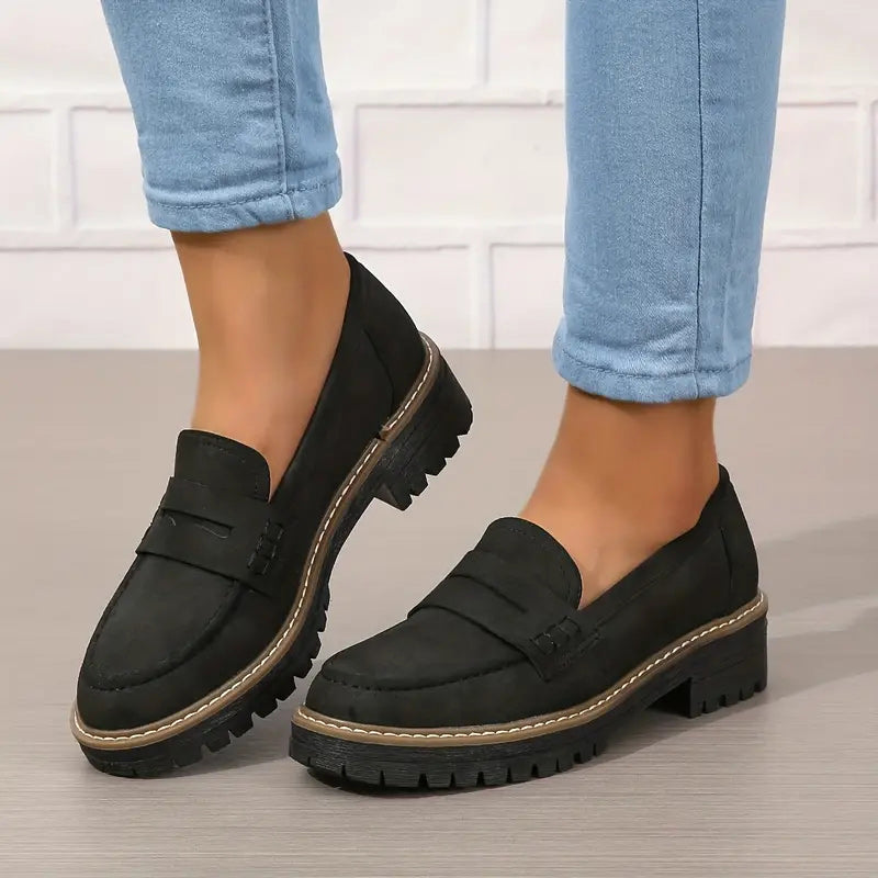 Women's Classic Suede Slip-On Slippers