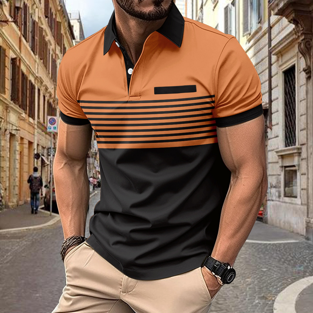Men's Casual Cotton Polo Shirt