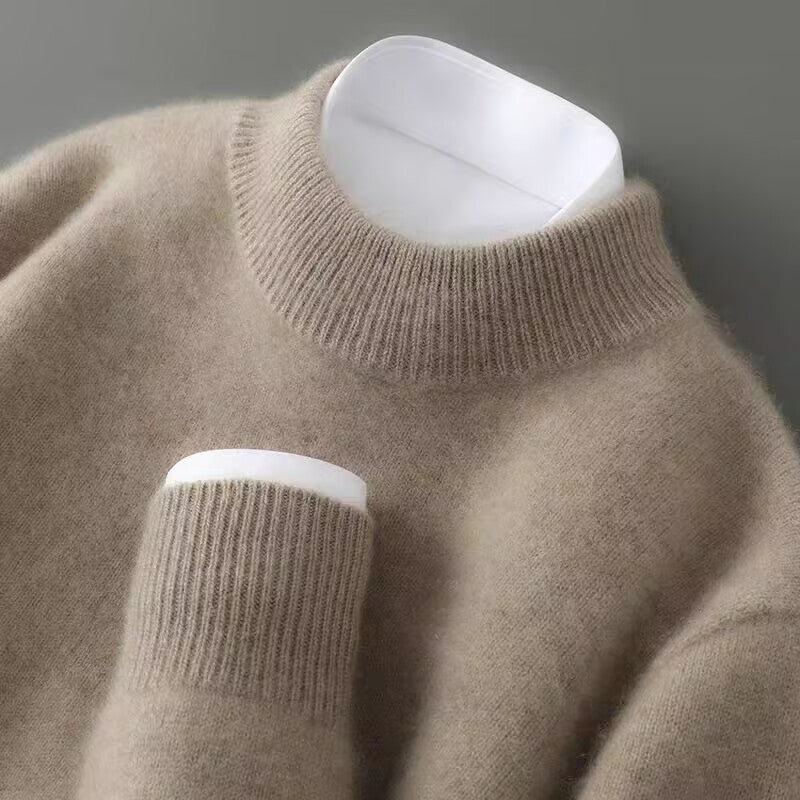 Men's Classic Cotton Blend Crewneck Sweater