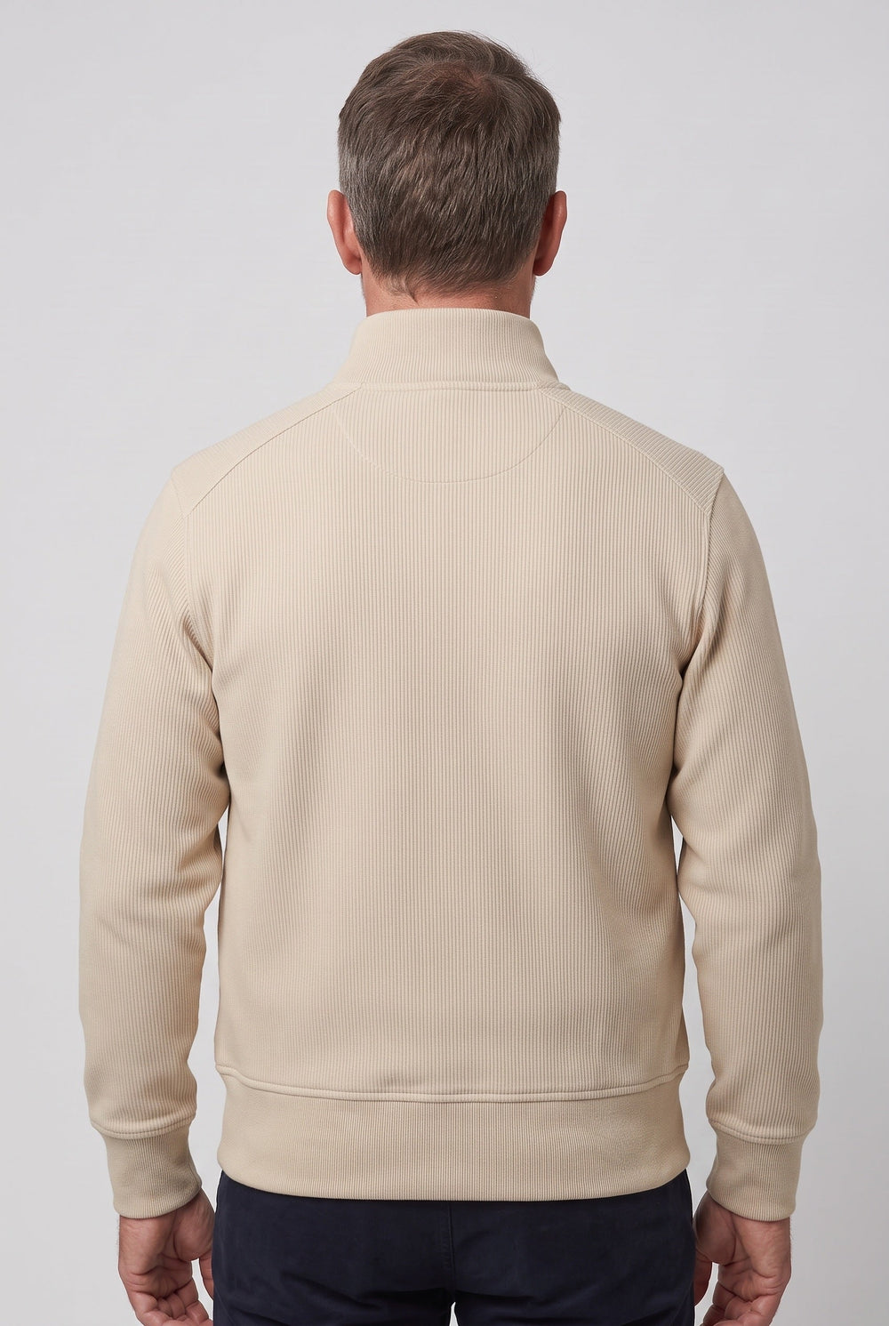 Men's Casual Button Front Stand Collar Jacket