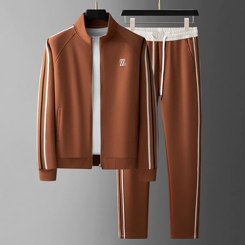 Men's Stylish Polyester Tracksuit Set