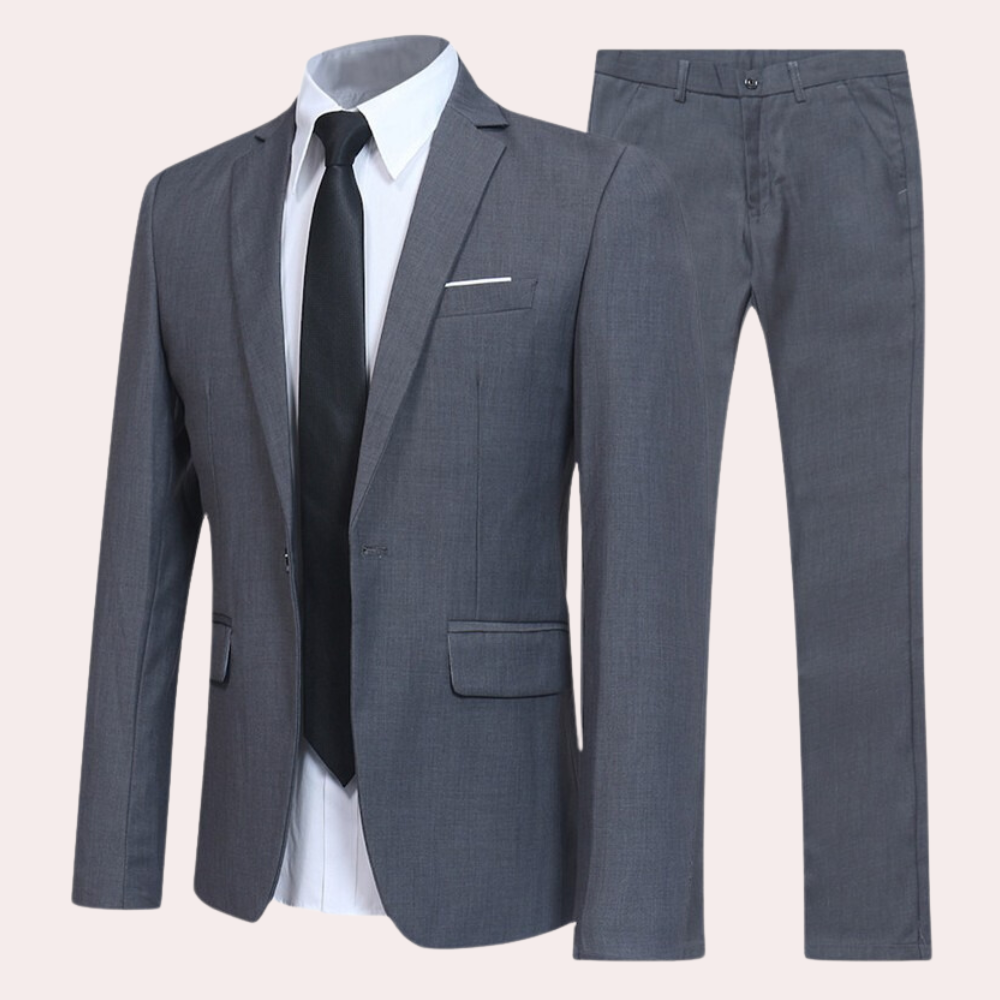 Men's Lightweight Stylish Cotton Summer Suit