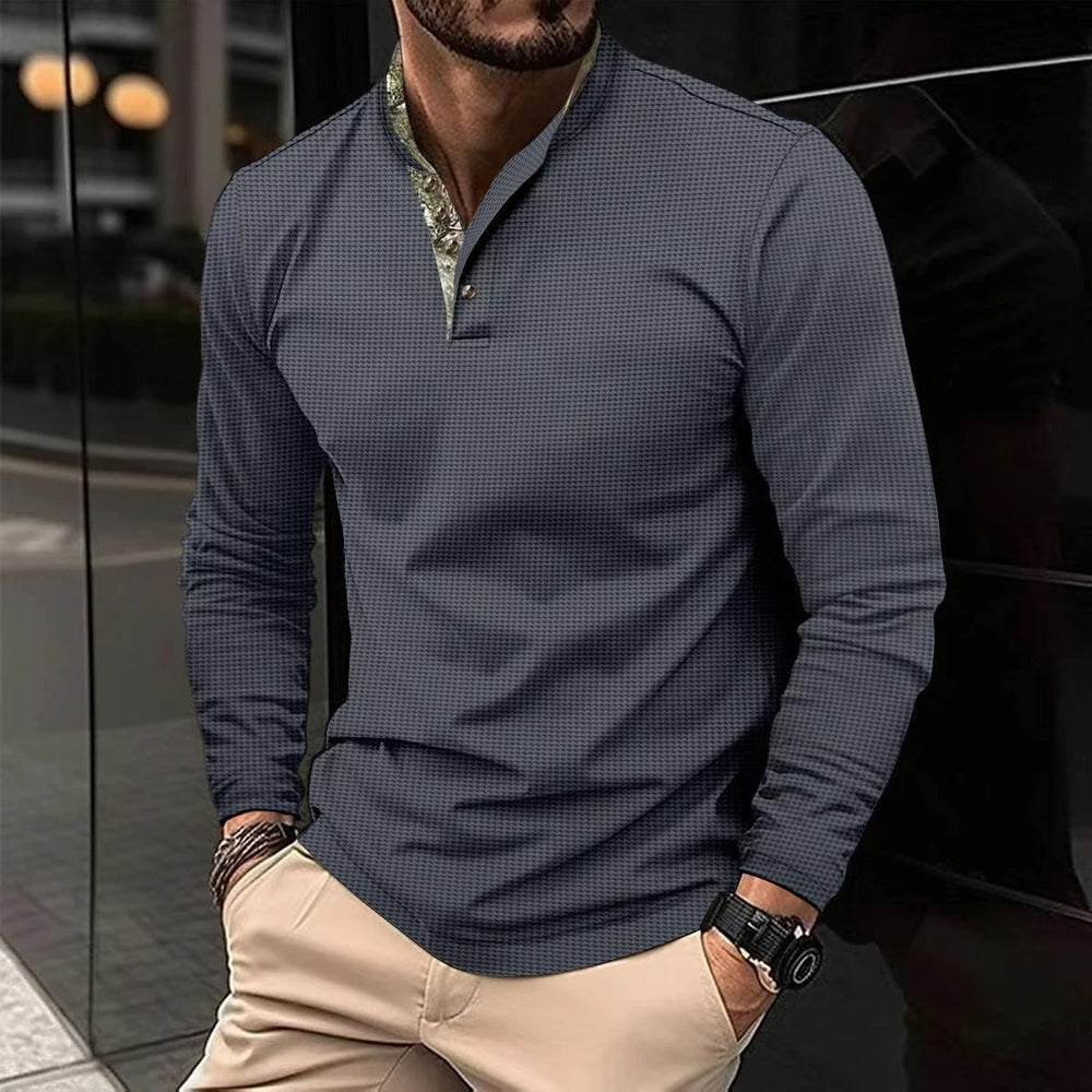 Men's Stylish Slim-Fit Cotton Casual Shirt
