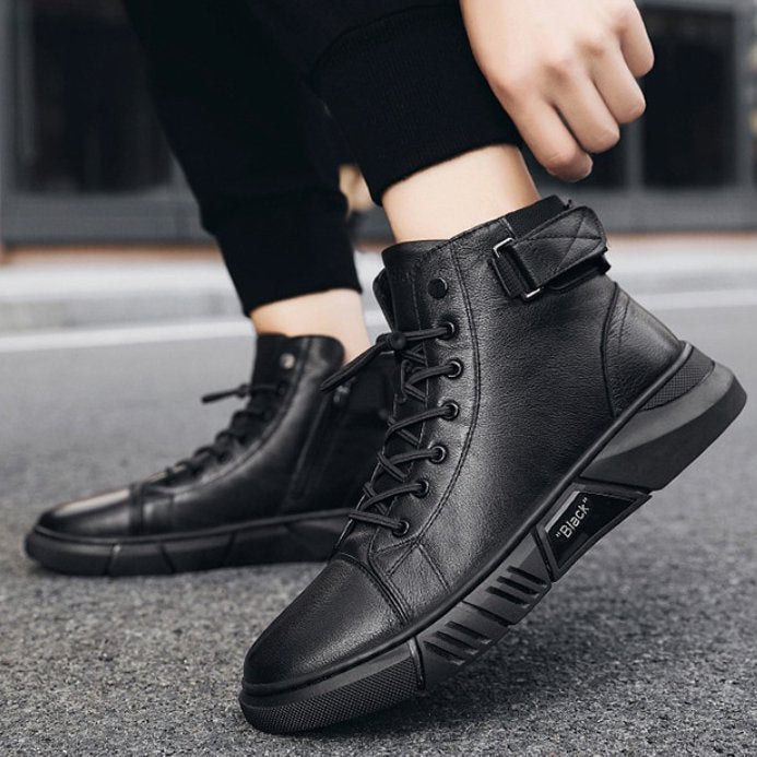 Men's Stylish Orthopedic Leather Sneakers