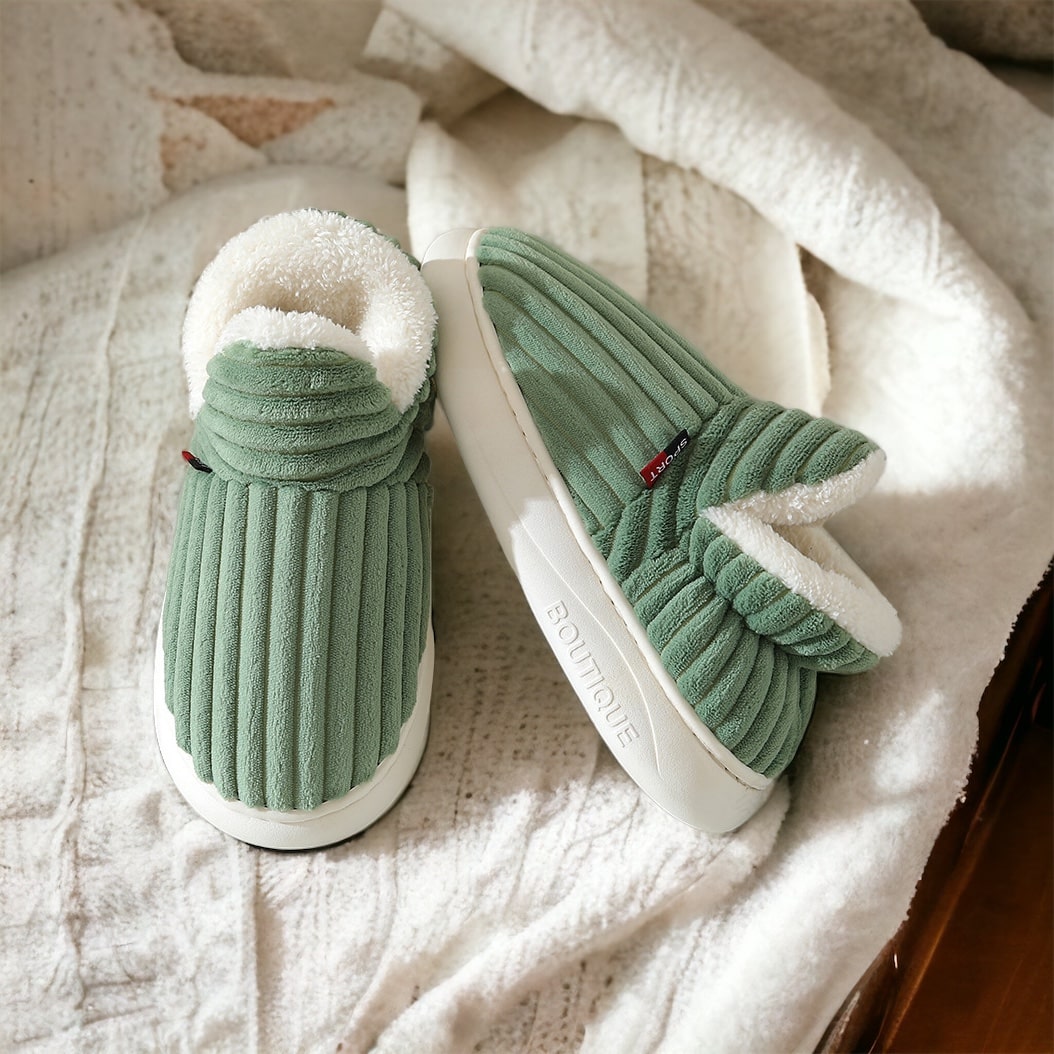 Unisex Cozy Soft Fleece Lined Slippers