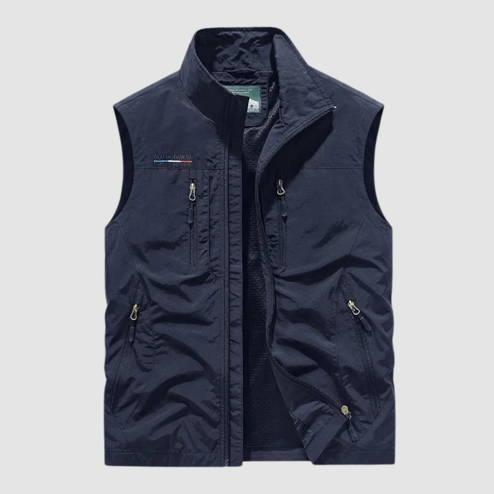 Men's Lightweight Breathable Outdoor Cotton Utility Vest