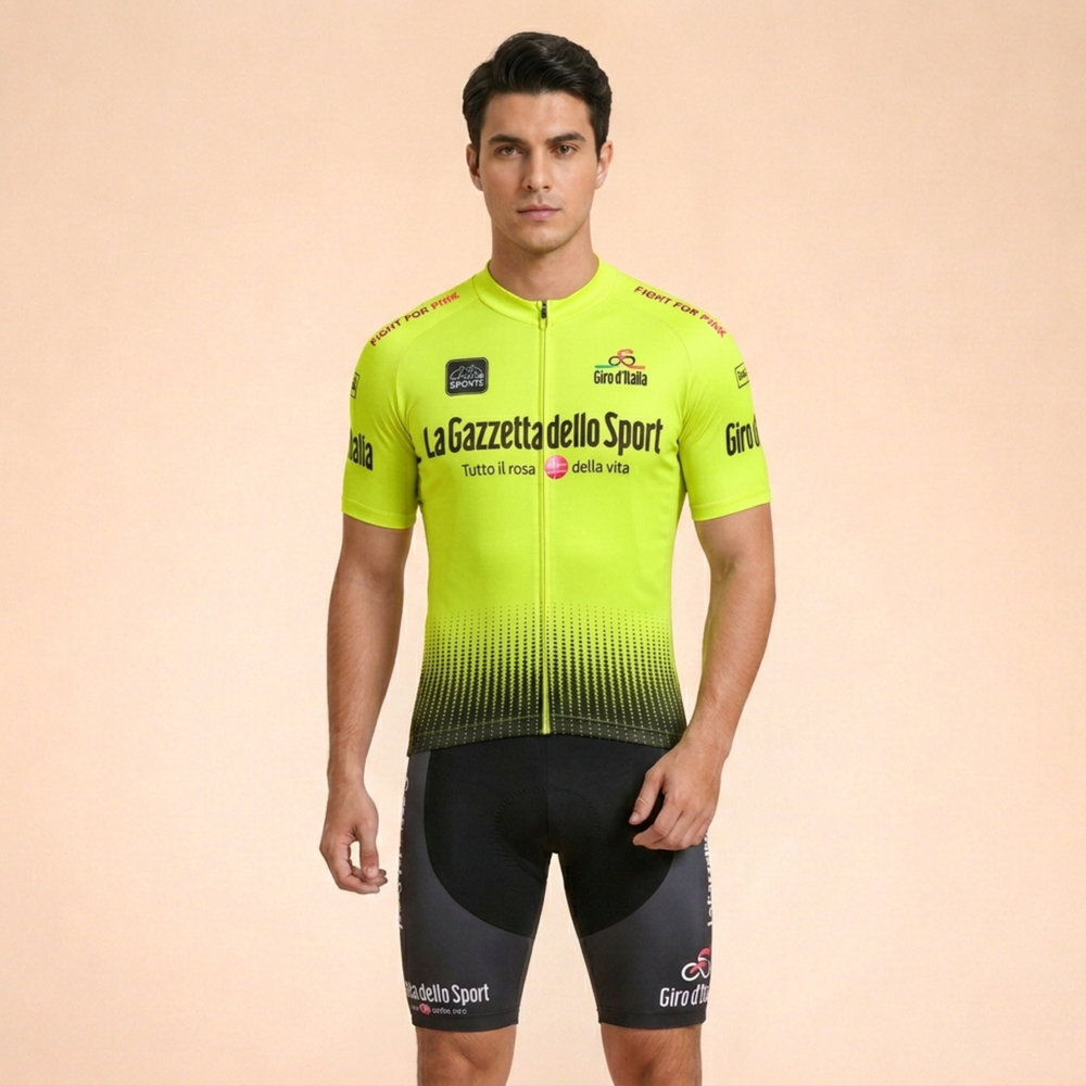 Men's Sporty Breathable Cycling Jersey and Shorts Set