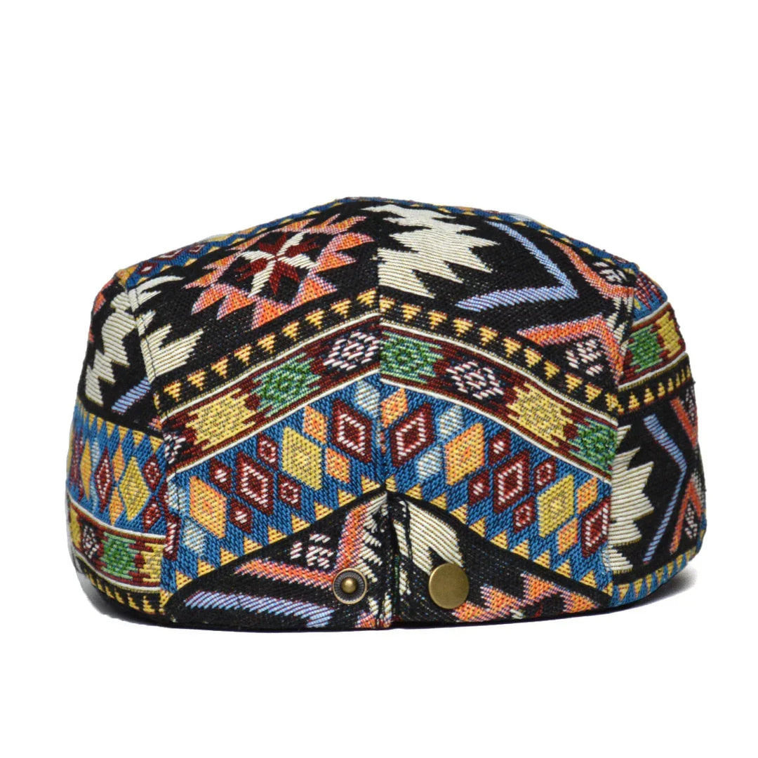 Unisex Vintage Cotton Aztec Pattern Cap