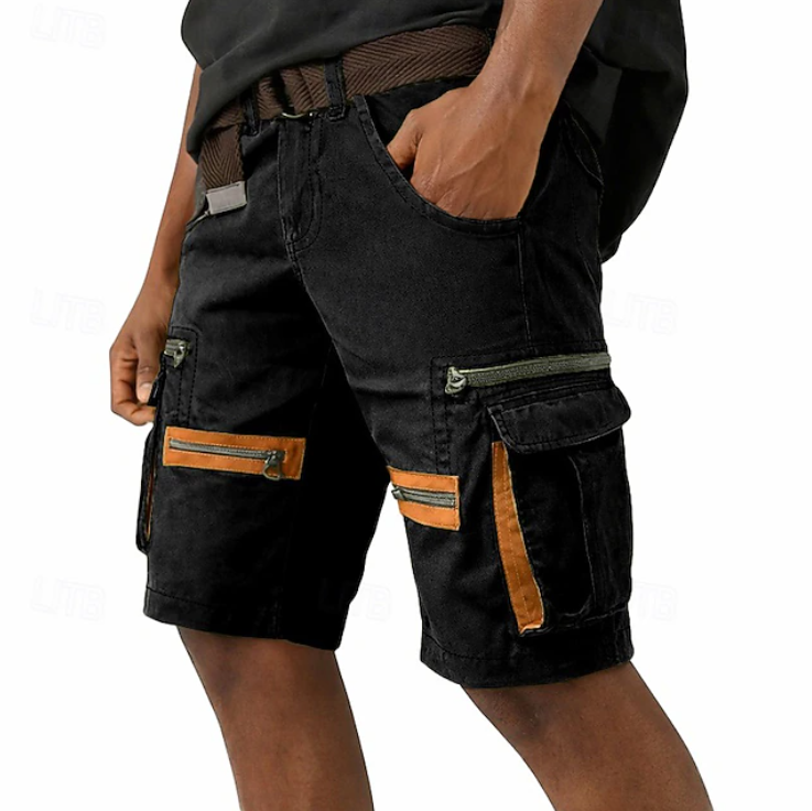 Men's Casual Cotton Cargo Shorts