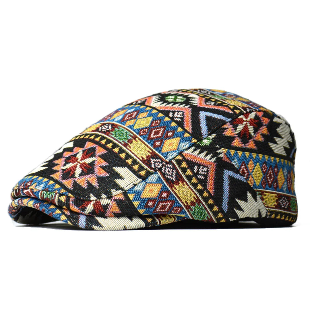 Unisex Vintage Cotton Aztec Pattern Cap