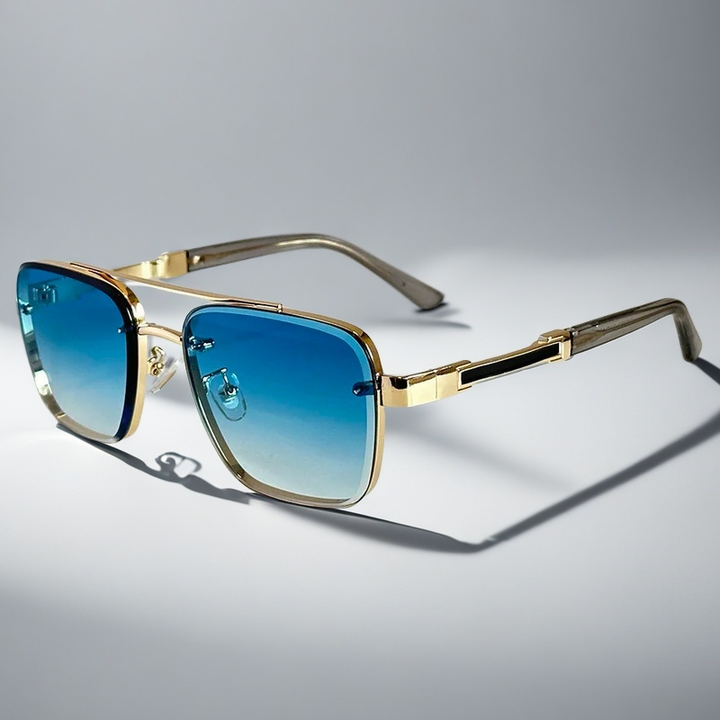 Unisex Classic Squared Frame Summer Sunglasses